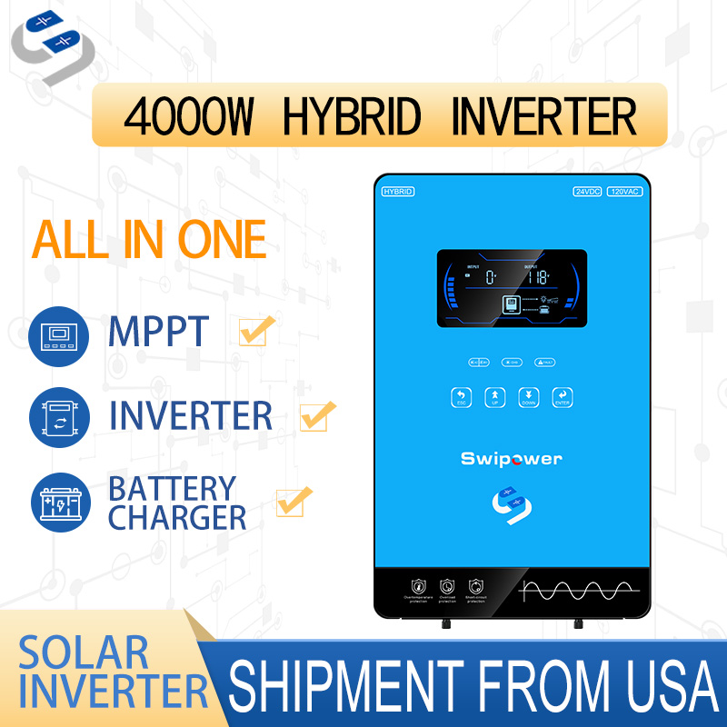 Drone Solar Charger - CNSWIPOWER 4500VA Hybrydowy Inwerter Solarny 24V