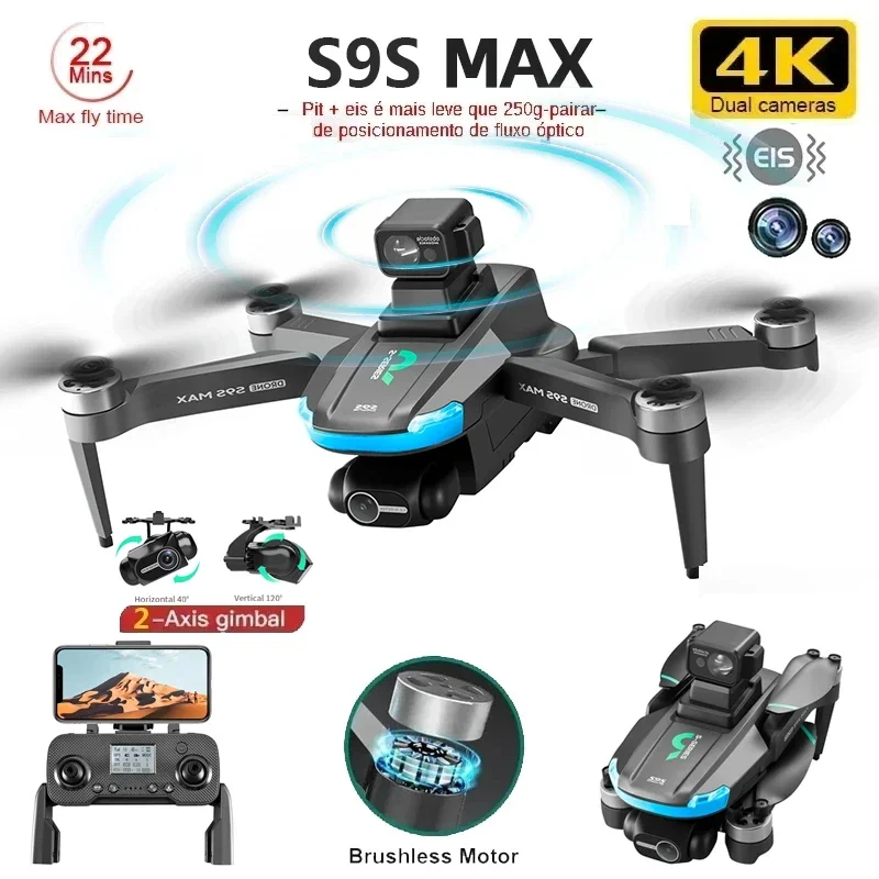 NOWOŚĆ S9S MAX MINI Drone 4K 2 – Drone Remote Controller Lanyard recenzja i cena