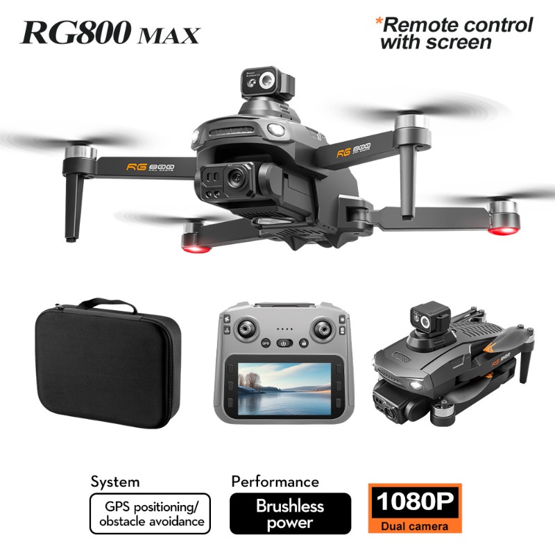 NOWOŚĆ RG800 MAX Drone 1080P H – Drone Controller Screen recenzja i cena