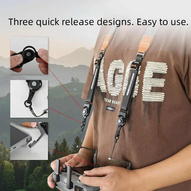 Smycz na szyję z funkcją samop – Drone Remote Controller Lanyard recenzja i cena